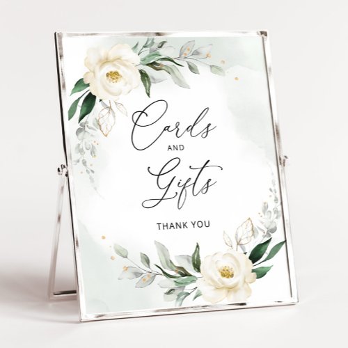 Foliage elegant floral Cards and gifts Poster