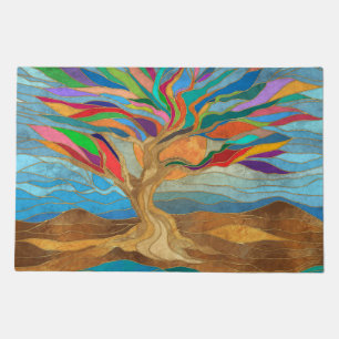 Foliage Fantasy Mosaic Tree Doormat