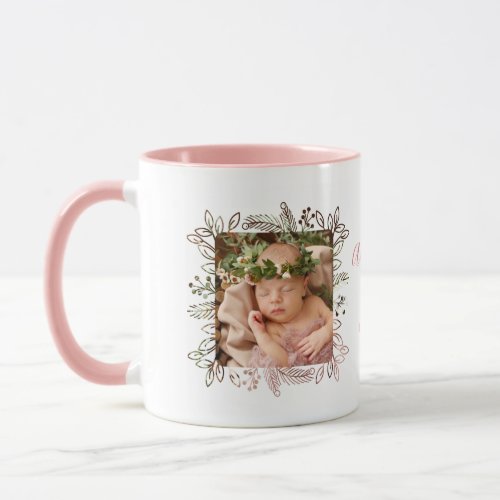 Foliage Frame 2 Photo Mug