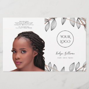 foliage frame bifold brochure