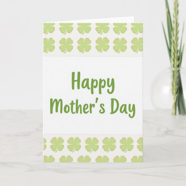 Foliage Frame Mothers Day Card (Front)
