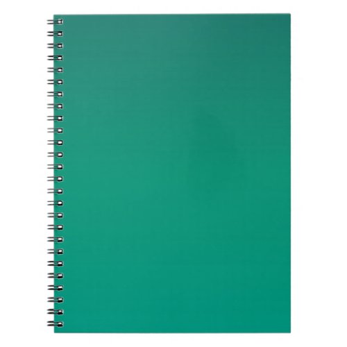 Foliage Green Gradient Notebook