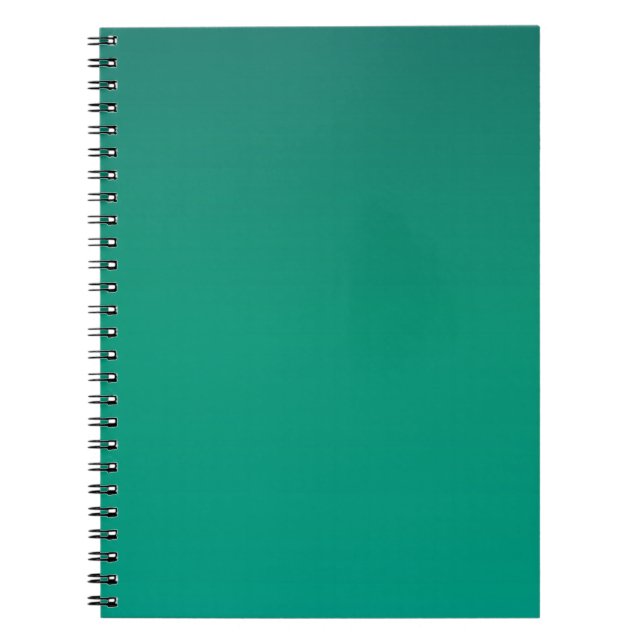 Foliage Green Gradient Notebook (Front)