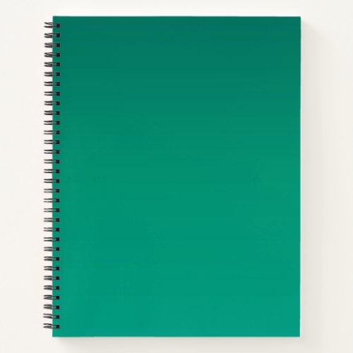 Foliage Green Gradient Notebook