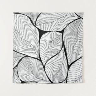 Foliage leaves background pattern tapestry