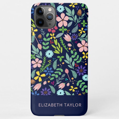 Foliage Modern Floral iPhone 11Pro Max Case