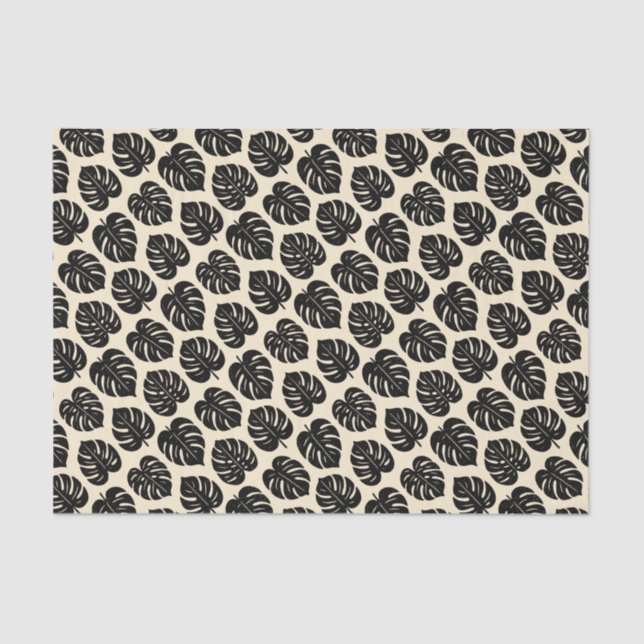 Foliage Monstera Tissue Paper (Front)