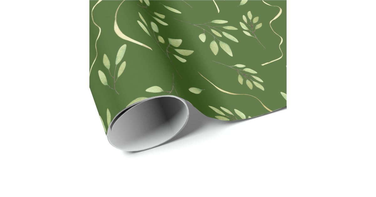 Foliage Wrapping Paper Green - Spritz™