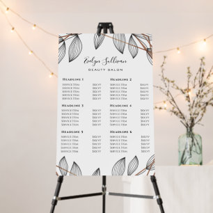 foliage Price list Foam Board