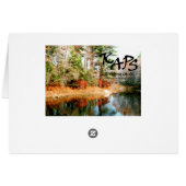 Foliage Reflections Lakeview Cards (Back Horizontal)