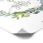 Foliage Wreath Cards and Gifts Sign (Corner)