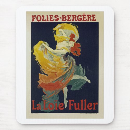 Folies Berger  La Loie Fuller Mouse Pad