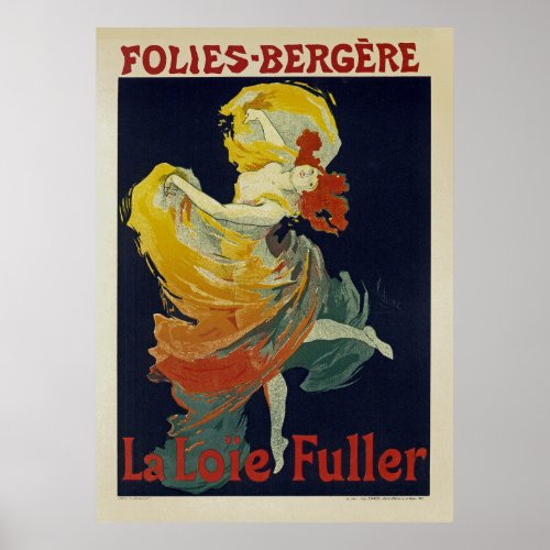 Folies Berger  La Loie Fuller Poster