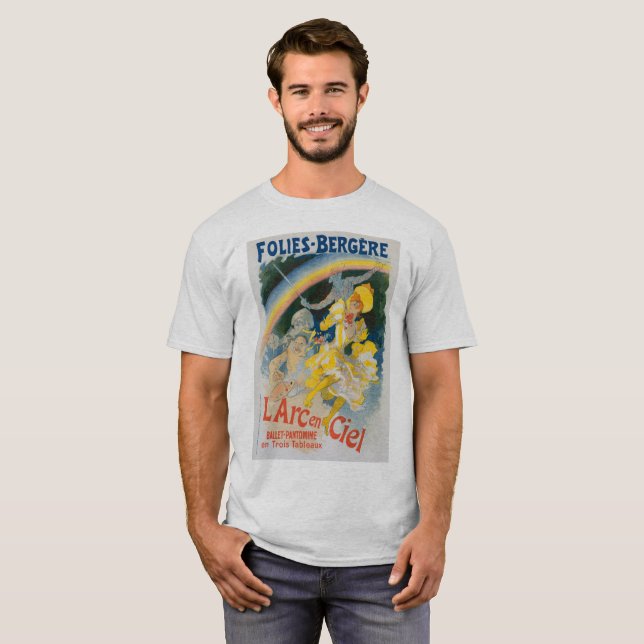 Folies Bergère - L'arc en ciel - Jules Chéret 1893 T-Shirt (Front Full)