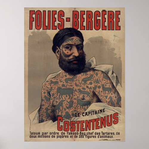 Folies_Bergre Le Capitaine Costentenus Poster