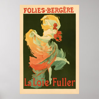 Folies-Bergere Vintage Poster