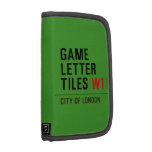 Game Letter Tiles  Folio Planners