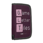 Game
 Letter
 Tiles  Folio Planners