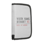 Your Name Street  Folio Planners