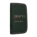 deaf  Folio Planners