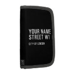 Your Name Street  Folio Planners