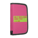 miley micklesson bond street  Folio Planners