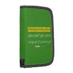 ABCDEFGHIJKLM
 NOPQSTUVWXYZ
 abcdefghijklm
 nopqrstuvwxyz  Folio Planners
