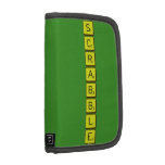 S
 C
 R
 A
 B
 B
 L
 E  Folio Planners