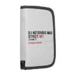 Dj notorious mad Street  Folio Planners