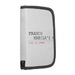 franco    mabila's  Folio Planners