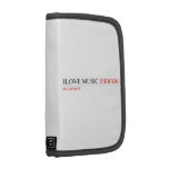 ilove music  Folio Planners