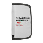 SQUAD ONE SOUND INTERNATIONAL   Folio Planners