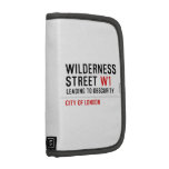 Wilderness  Street  Folio Planners