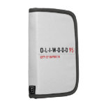 O-L-I-W-O-O-D  Folio Planners