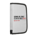 Donna M Jones Clover Road  Folio Planners