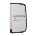 I LOVE KIA MIA THOMPSON    Folio Planners