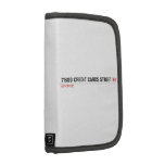 7800 Credit cards street  Folio Planners