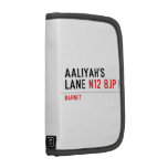 Aaliyah's  Lane  Folio Planners