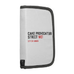 CAKE PROVOCATEUR  STREET  Folio Planners
