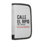 CALLE EL RIPIO  Folio Planners