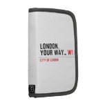London, your way...  Folio Planners