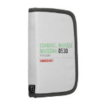 ISHMAEL MAKGAE MUSONA  Folio Planners