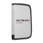 First time buyer  Folio Planners