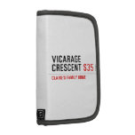 Vicarage Crescent  Folio Planners