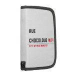 Rue  chocololo  Folio Planners