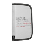 Canyon of chuck norris INFinity 2018 (D'oh)  Folio Planners