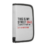 This is my  street  Folio Planners