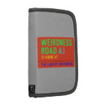 Weirdness Road  Folio Planners