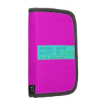 Brenna Smith Wright Rd.  Folio Planners