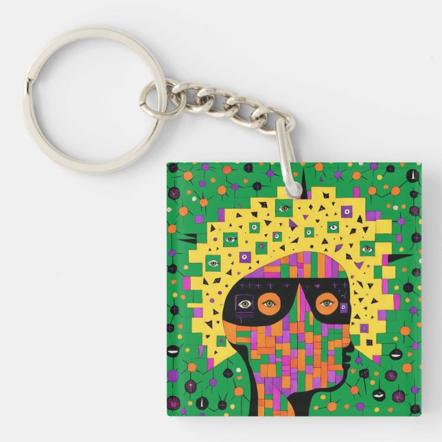 Folk 001 Nancy Keychain (Front)